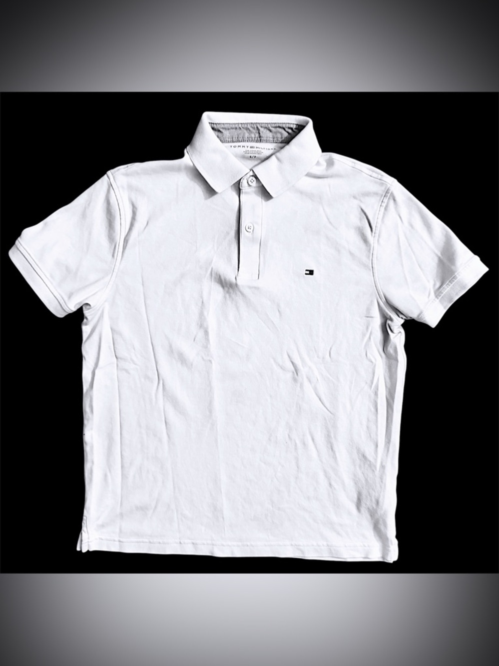 10 listings for $10 🛍️ Tommy Hilfiger Men's White Two Button Polo Shirt